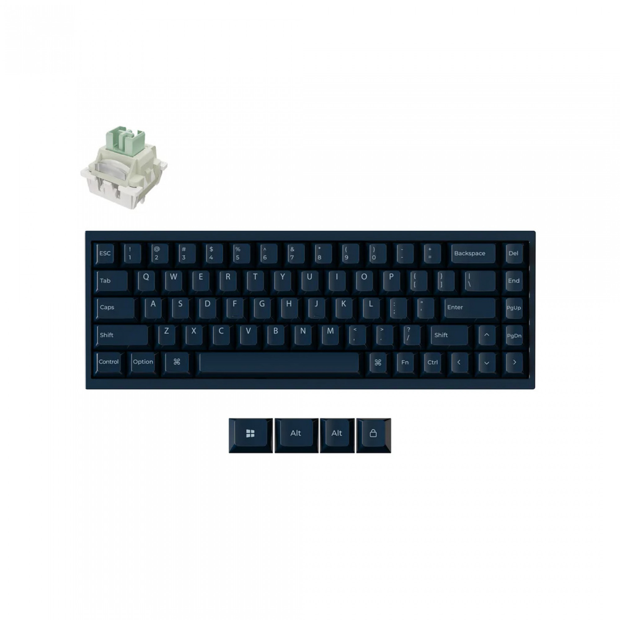 Клавіатура Keychron Q16 HE 8K Magnetic Switch Blue